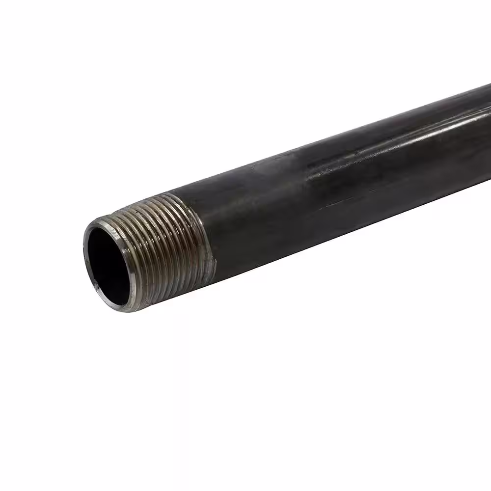 The Plumber's Choice 2 in. x 36 in. Black Steel Pipe