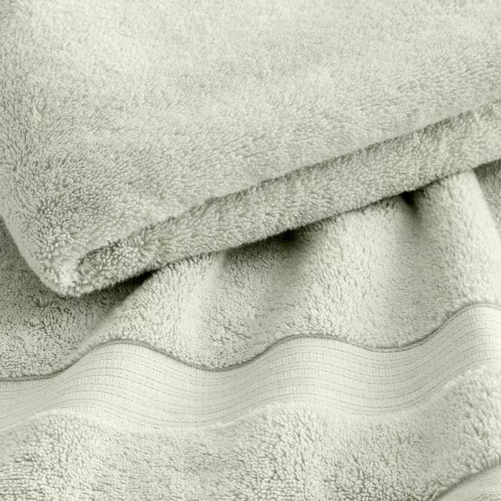 Home Decorators Collection Egyptian Cotton Watercress Green Hand Towel