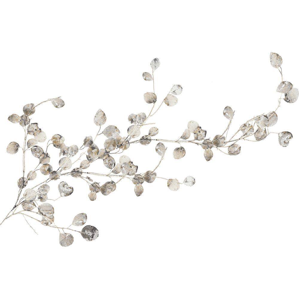 RoomMates Silver Dollar Branch Peel and Stick Giant 28-Piece Wall Decal