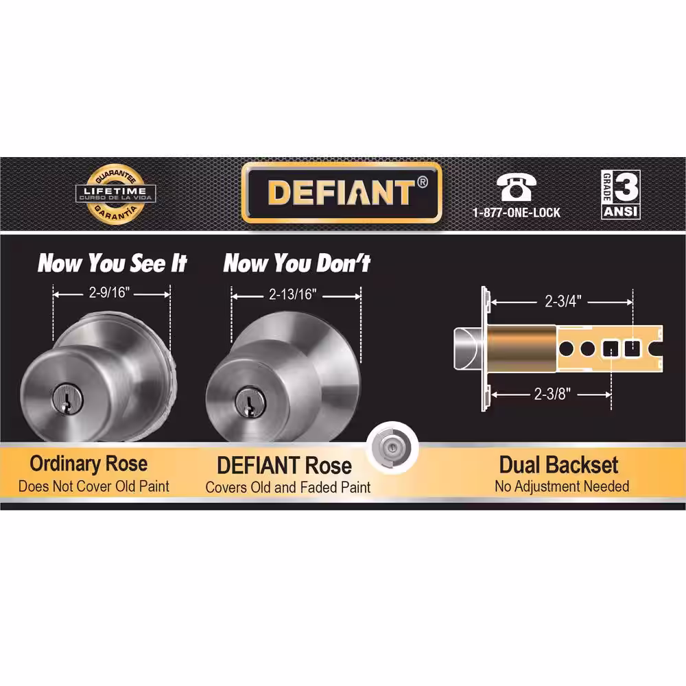 Defiant Hartford Matte Black Single Cylinder Project Pack