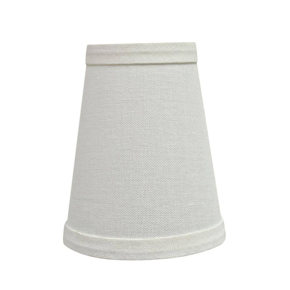 Aspen Creative Corporation 4 in. x 5 in. White Hardback Empire Lamp Shade (9-Pack)