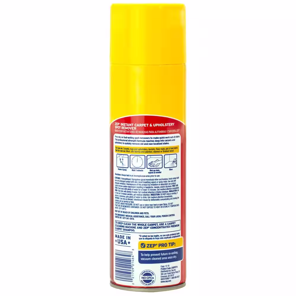 ZEP 19 oz. Instant Spot and Stain Remover (Case of 12)