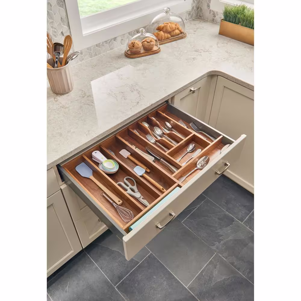 Rev-A-Shelf Short Walnut Divider for Drawer Organizers