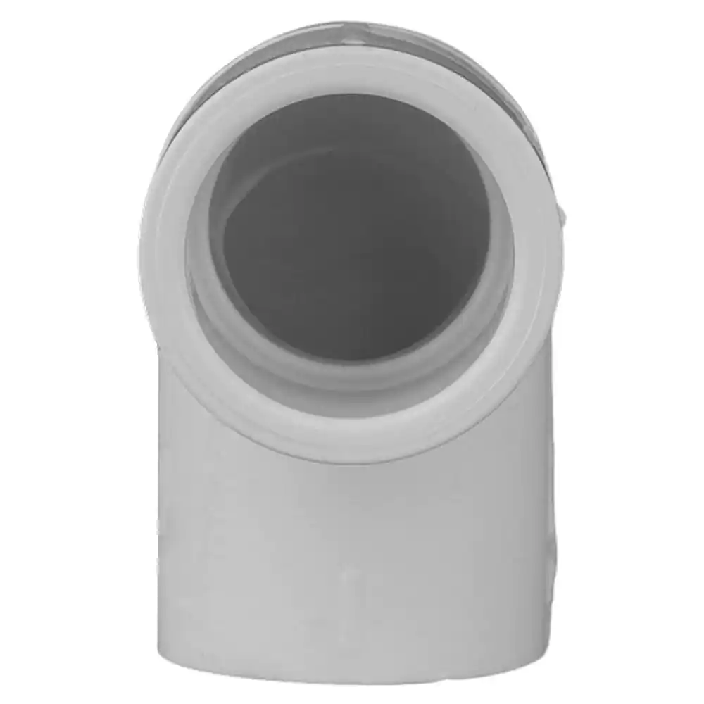 Charlotte Pipe 1-1/2 in. x 1-1/2 in. 90 Degree PVC Socket x Socket Elbow Fitting