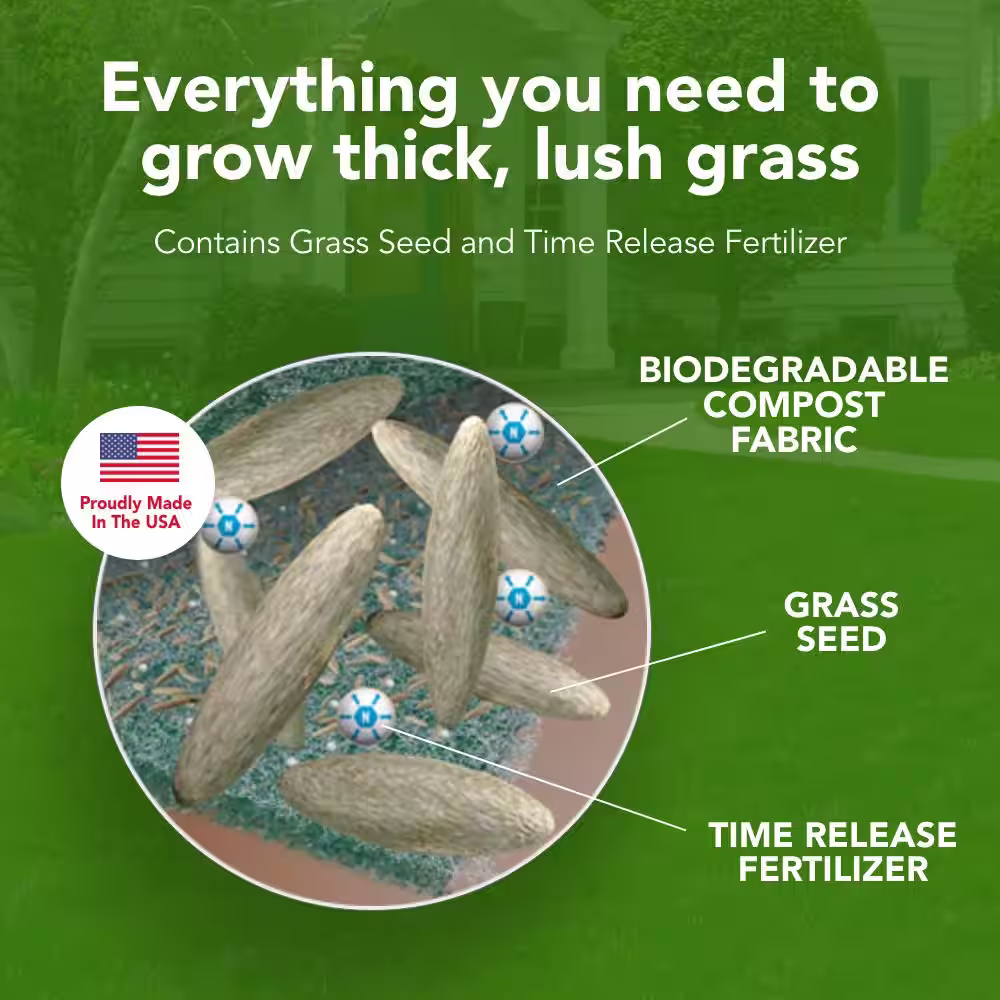 GROWTRAX 100 sq. ft. Big Roll Kentucky Blue/Rye Mixture