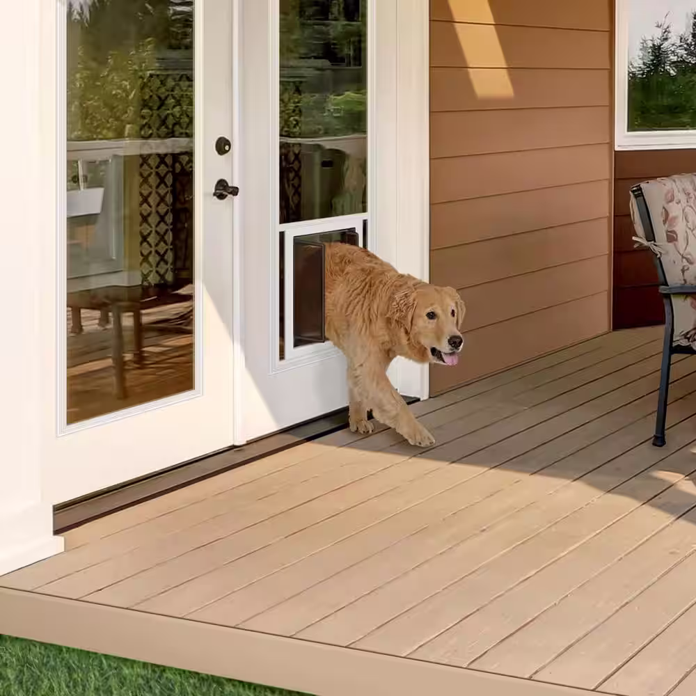 None PlexiDor Dog Door 22 in. x 66 in. LoE Glass Insert for 30 in. x 80 in. or 60 in. x 80 in. French Doors
