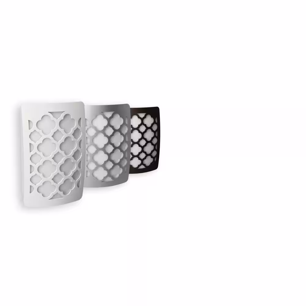 Westek Satin Nickel Tangier Decoplug LED Night Light