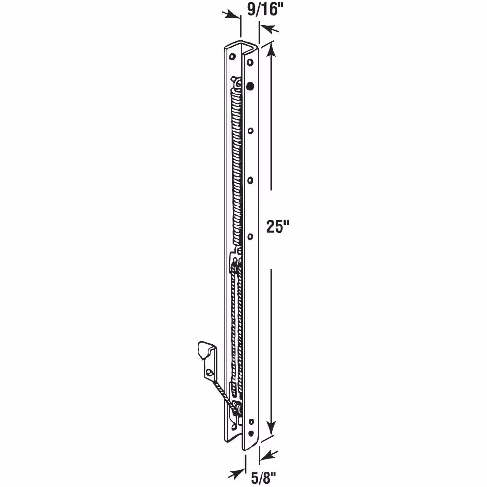 Prime-Line 25 in. Window Block and Tackle Sash Balance