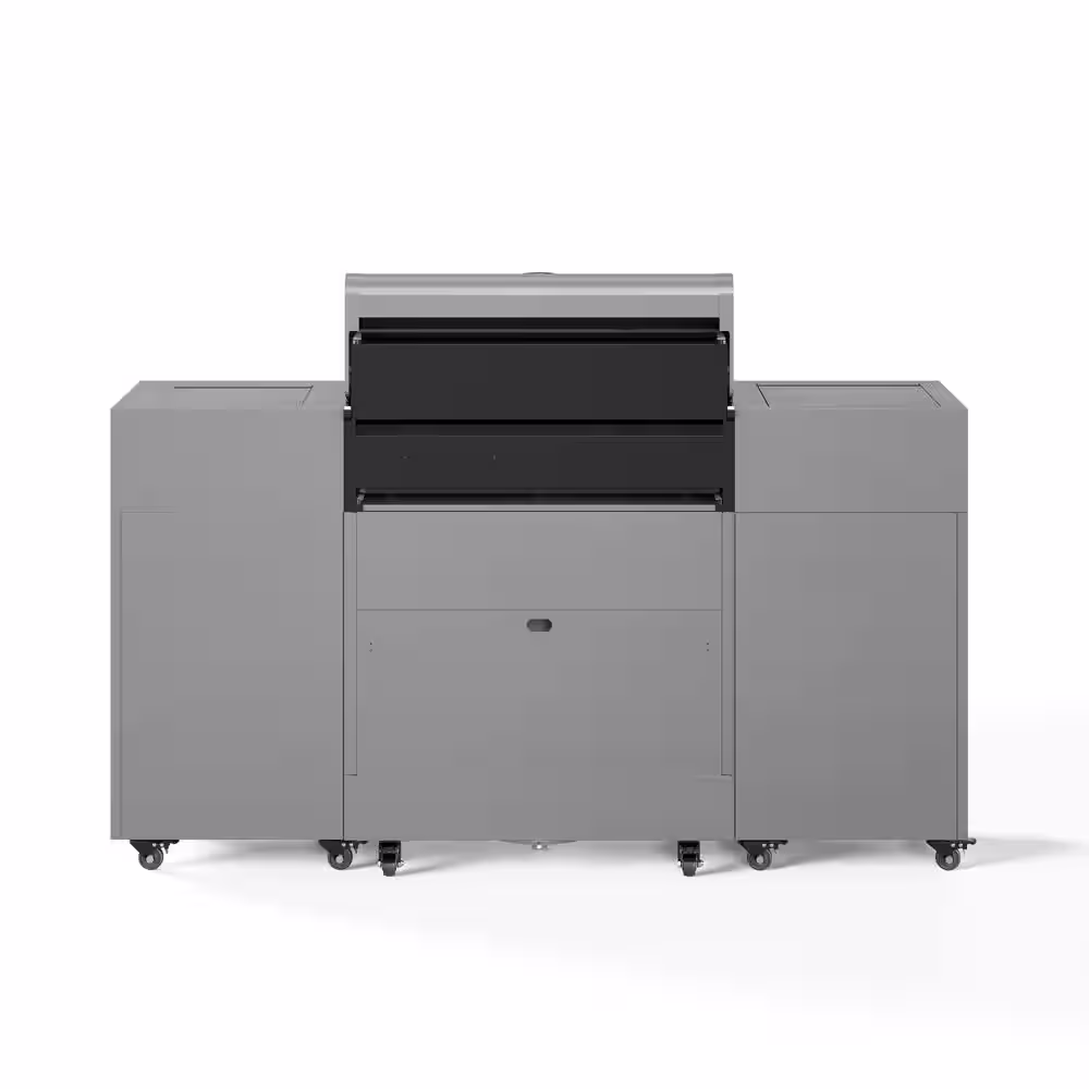 TYTUS 5-Burner Fresno Gunmetal Gray Plus Graphite Stacked Stone Island Grill
