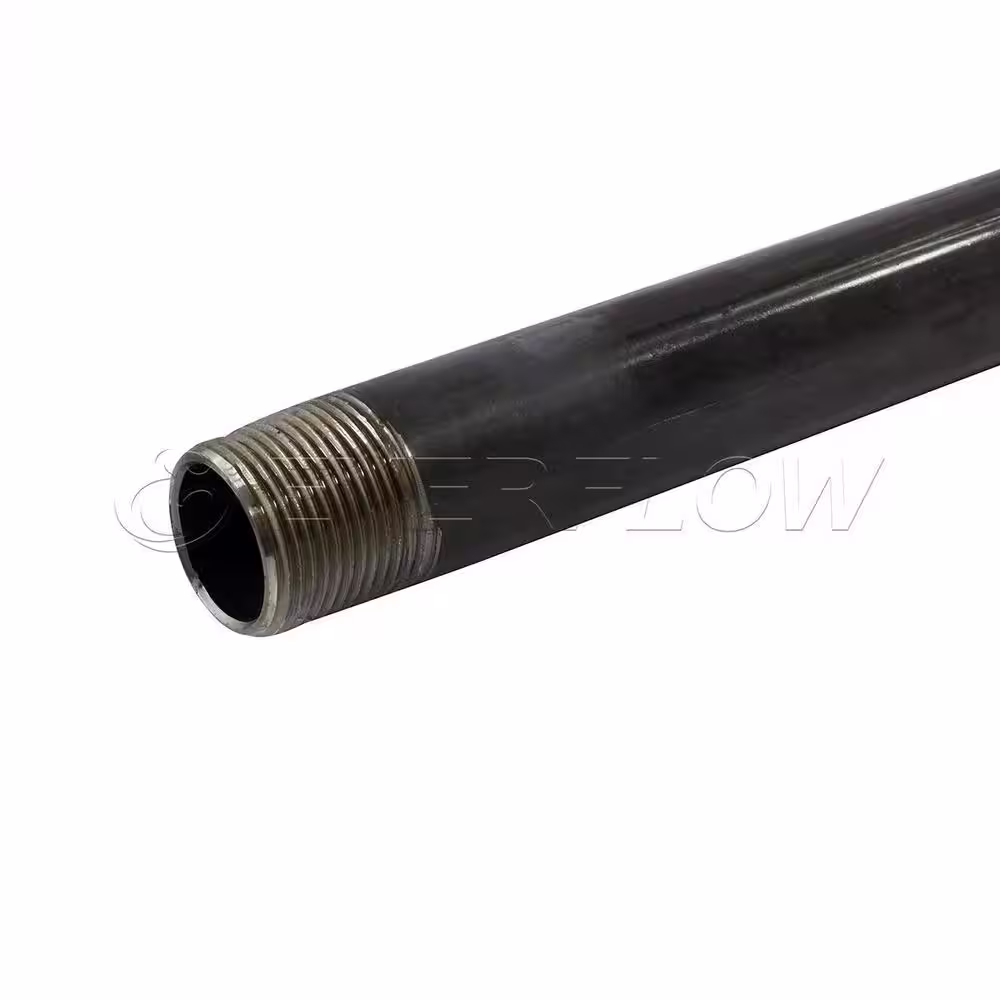 The Plumber's Choice 1/4 in. x 60 in. Black Steel Pipe