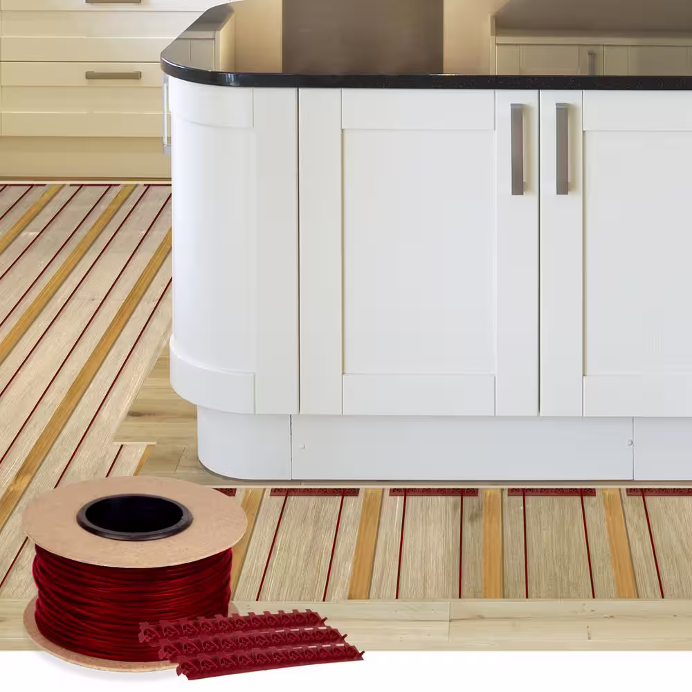 WarmlyYours TempZone 220 ft. Cable System with WiFi Thermostat and Electrical Rough In Kit (Covers 55 sq. ft.)