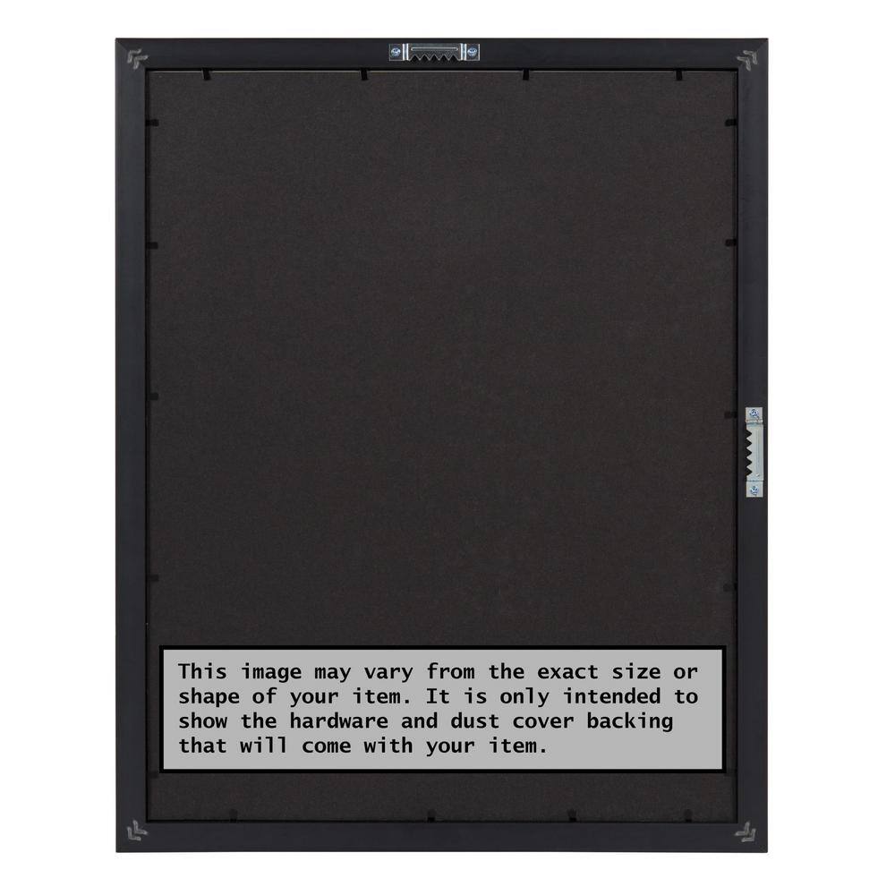 Amanti Art Opening Size 24 in. x 36 in. Vogue Bronze Picture Frame